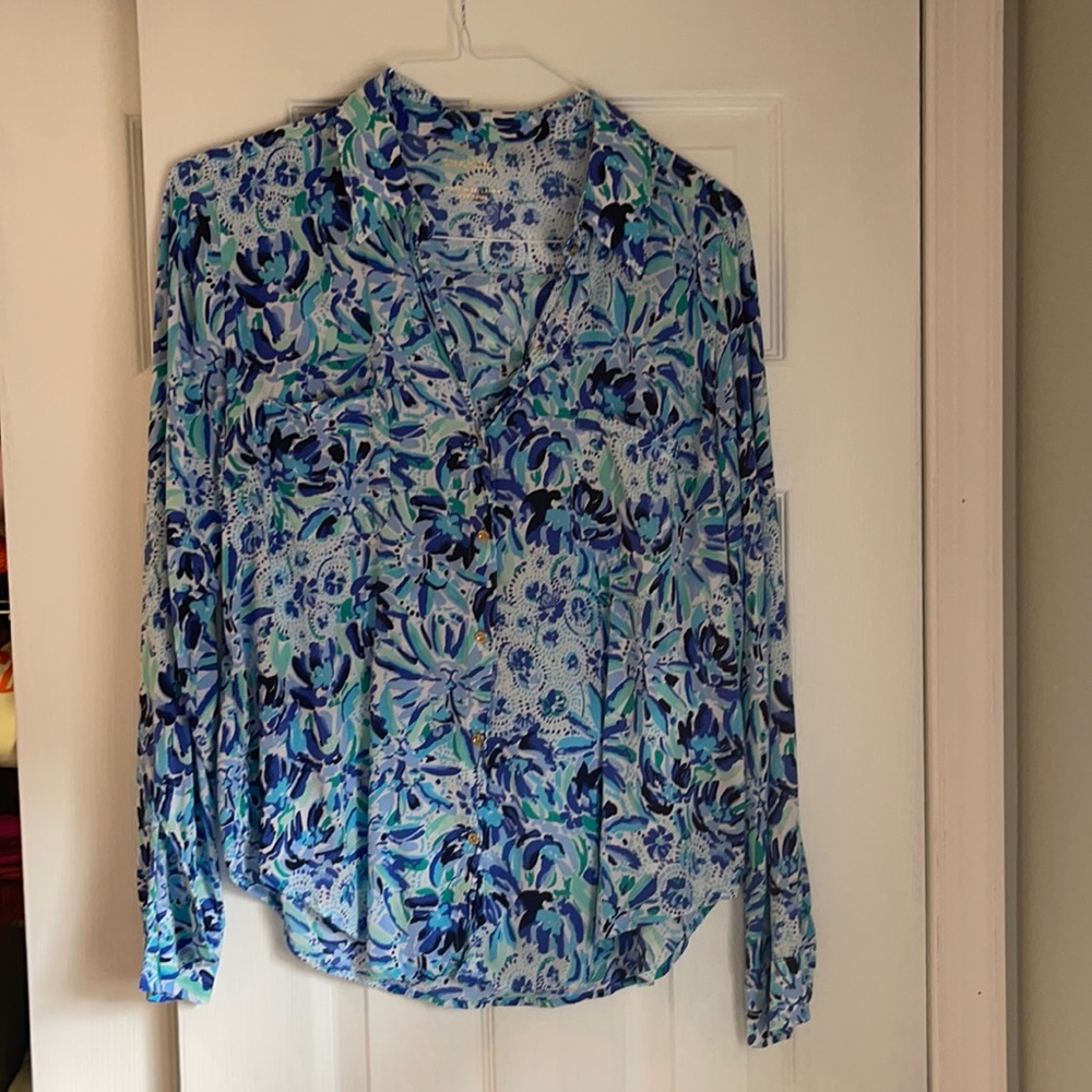 Lilly Pulitzer button down size large